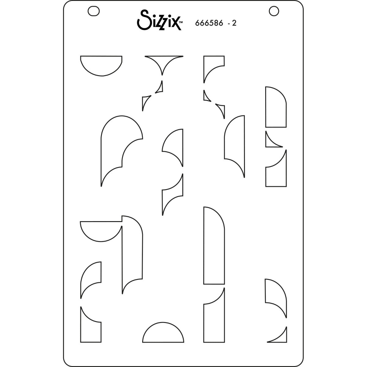 sizzix-layered-stencils-a6-cosmopolitan-schablone-4tlg-stacey-park image 5