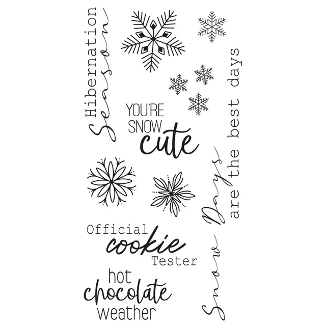 sizzix-clear-stamps-winter-sentiments-stempel-10tlg-weihnachten image 1
