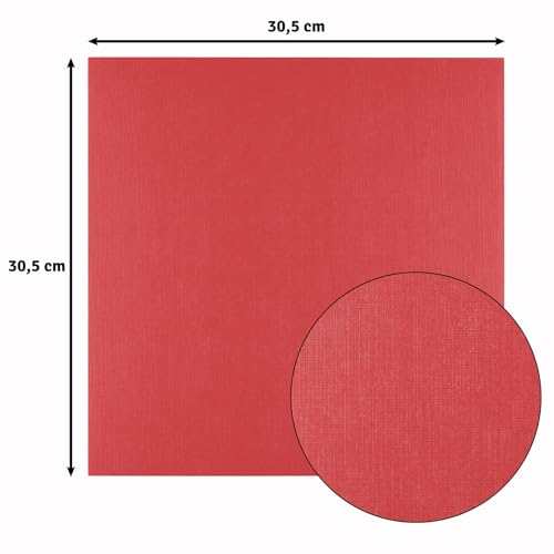vaessen-creative-florence-tonkarton-leinen-rot-10-bogen-250g image 6