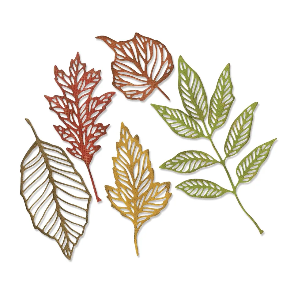 sizzix-thinlits-skeleton-leaves-stanzschablonen-5tlg image 1