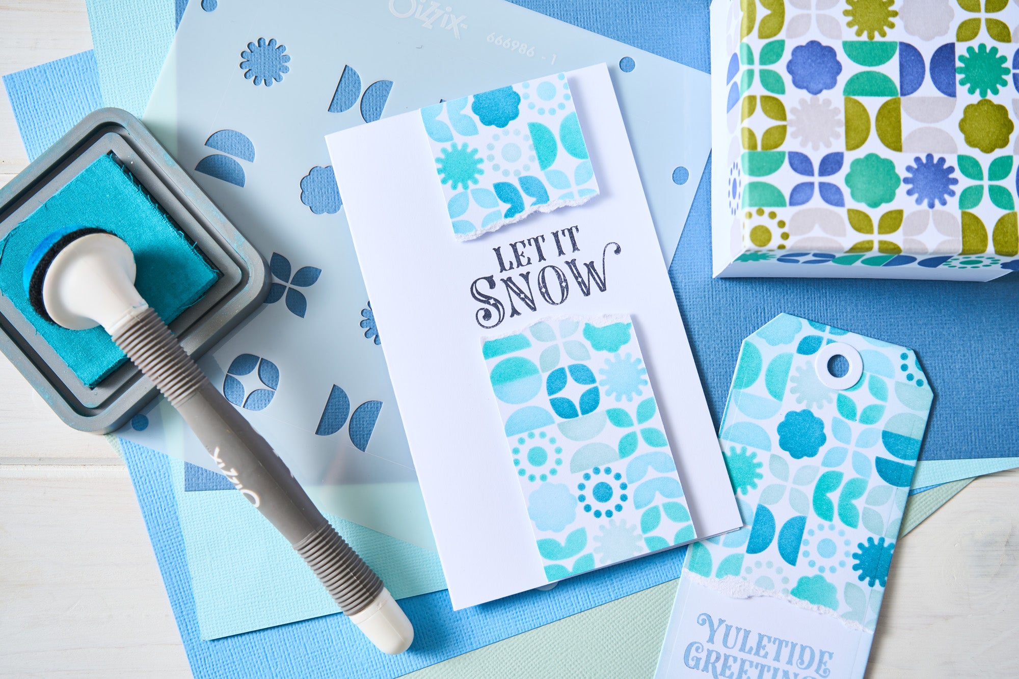 sizzix-rotating-stencils-retro-vibe-schablone image 5