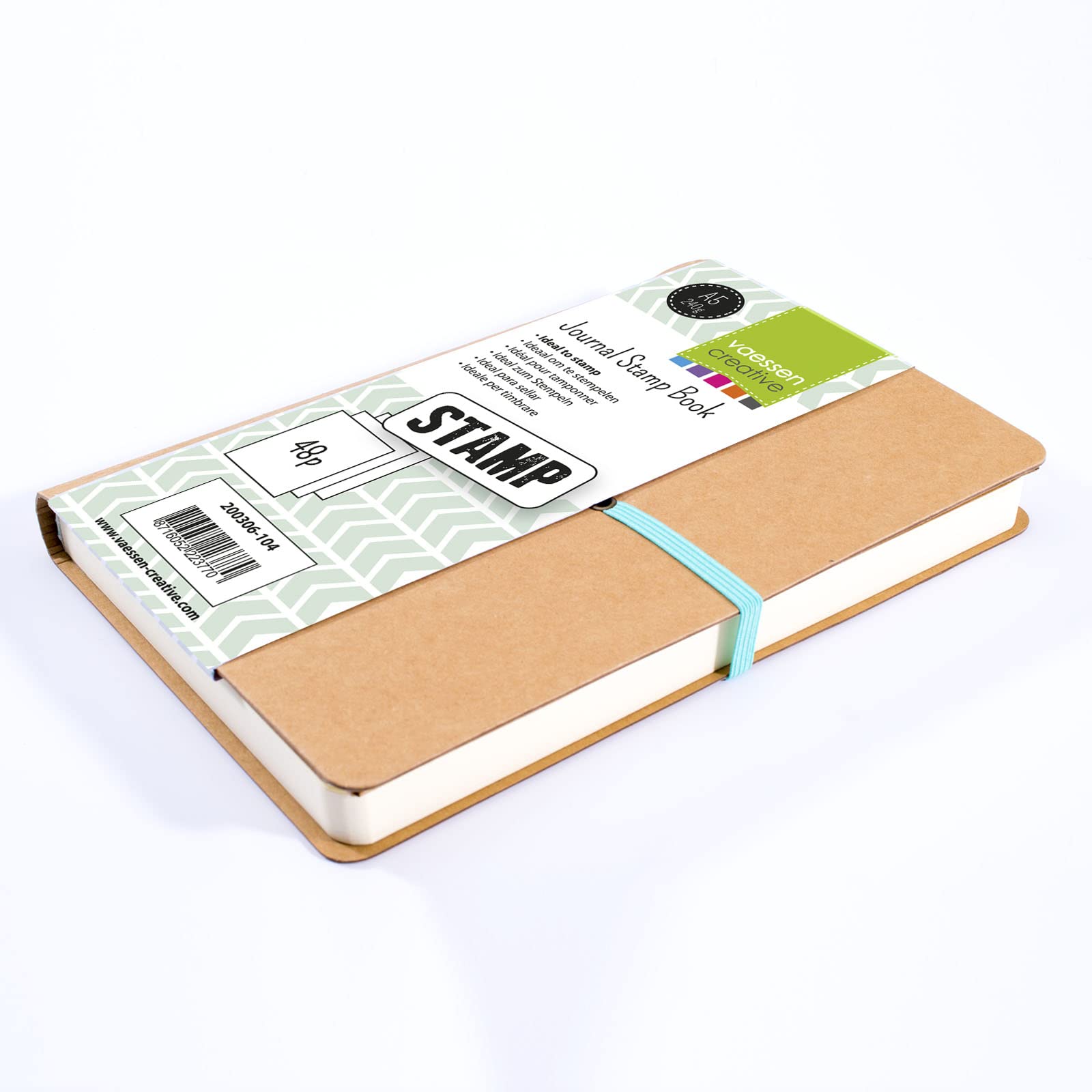 vaessen-cut-easy-stamp-journal-a5-braun-48-seiten image 2