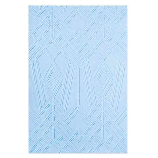 sizzix-textured-impressions-pr-gefolder-geo-diamonds-raute image 1