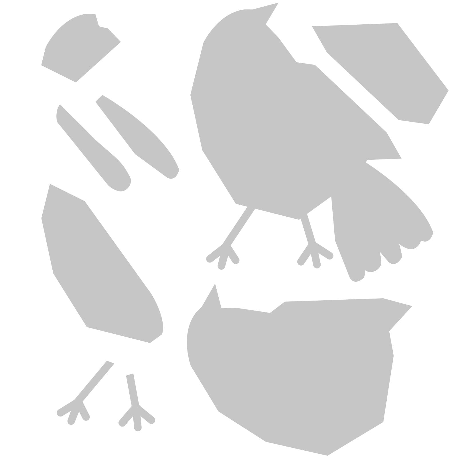 sizzix-bigz-patchwork-bird-stanzform-vogel-tim-holtz-stoff image 2