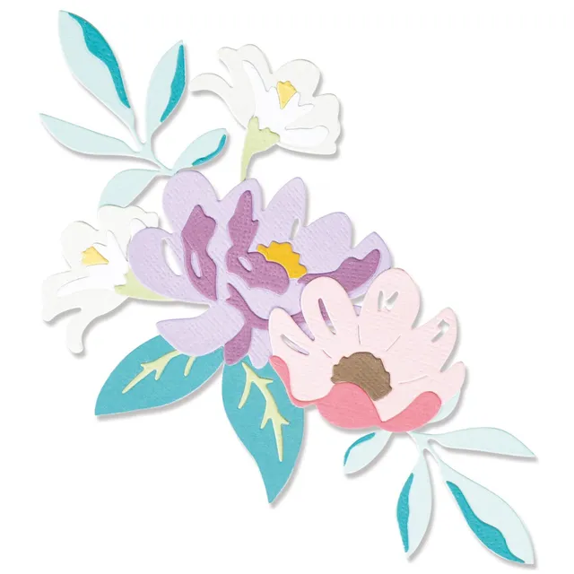 sizzix-thinlits-layered-summer-flowers-stanzschablonen-14tlg-blumen image 1