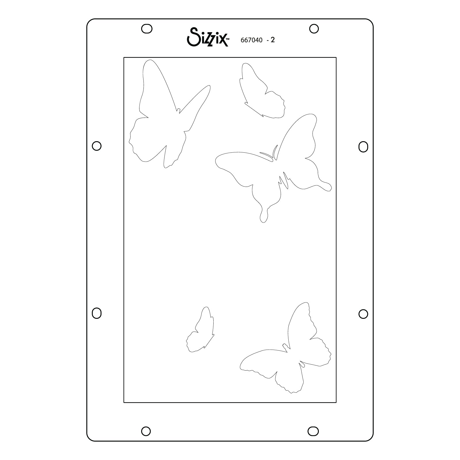 sizzix-studio-butterflies-schablone-4-tlg-schmetterling image 6