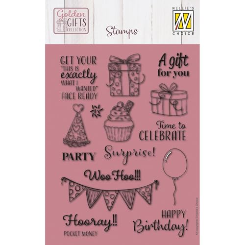 nellie-s-choice-cut-easy-silikonstempel-partymotive-16er-transparent image 6