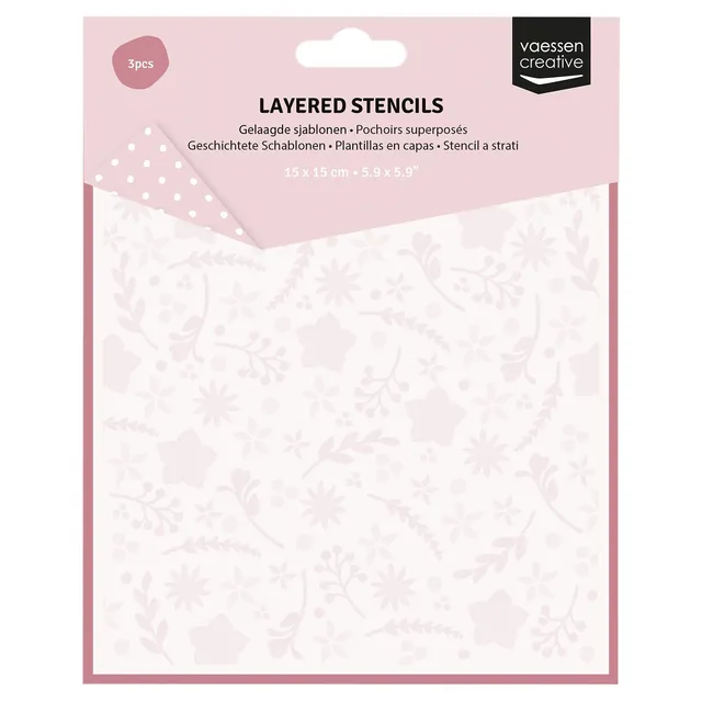 vaessen-cut-easy-schablone-blume-sterne-15x15cm-3tlg image 1
