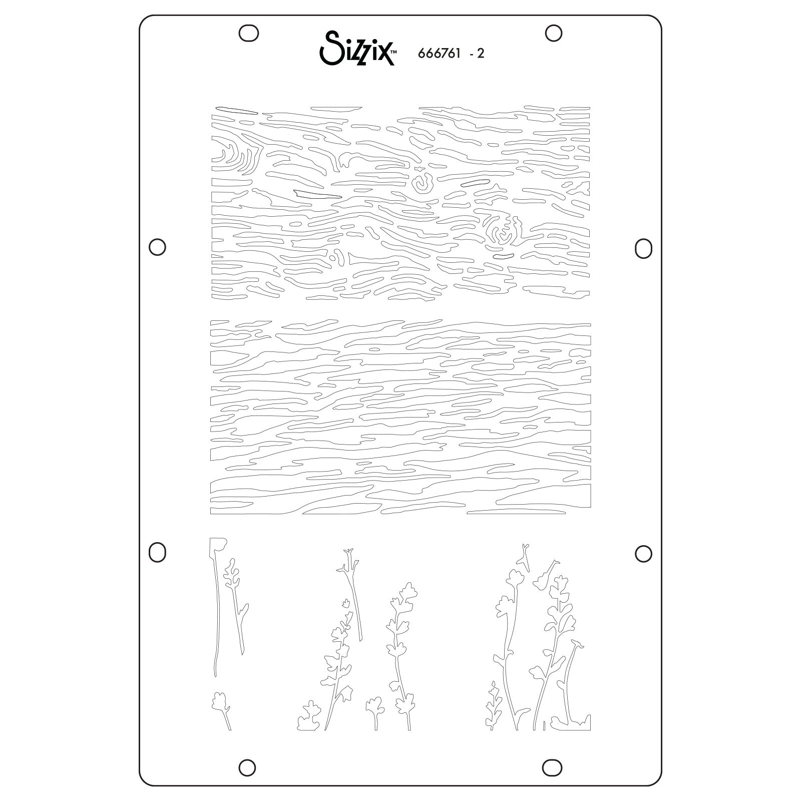 sizzix-studio-nature-stempel-17-tlg-schablonen-3-tlg image 3