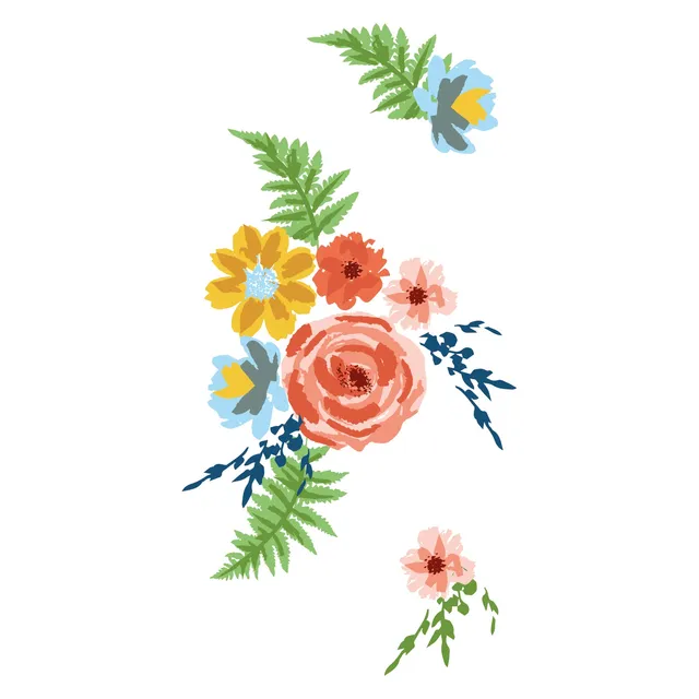 sizzix-layered-stamps-stempelset-20tlg-painted-florals image 1