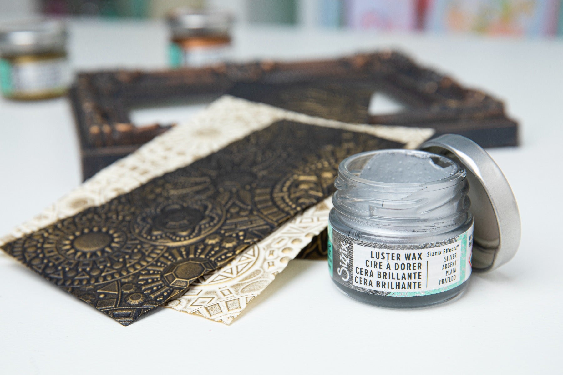 sizzix-effectz-luster-wax-silber-20ml-glanz-wachs image 2