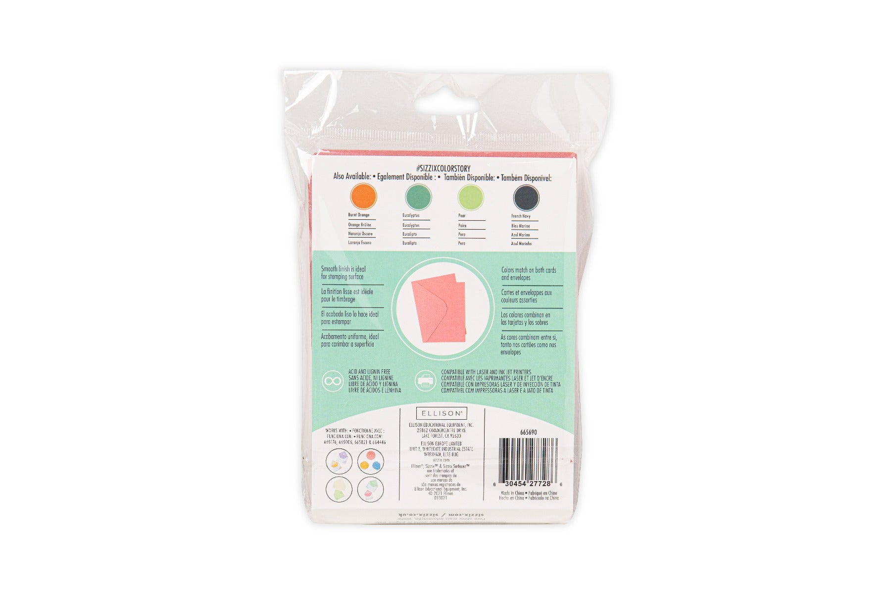 sizzix-surfacez-karten-umschl-ge-a6-rosa-10er-pack image 3