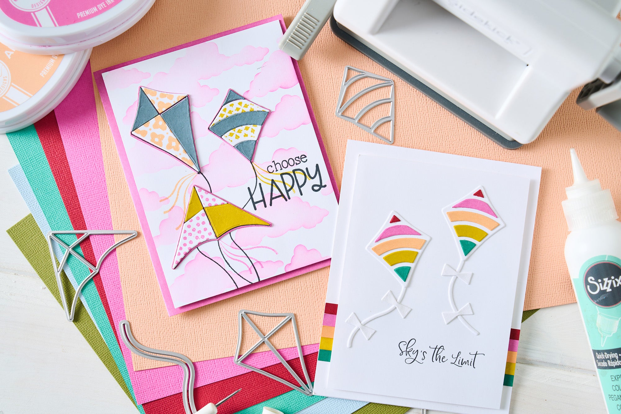 sizzix-clear-stamps-skys-the-limit-stempelset-21tlg-drachen image 4