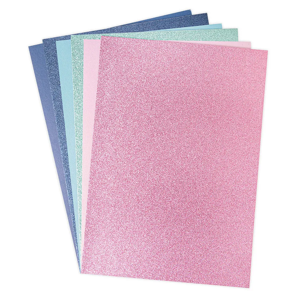 sizzix-surfacez-opulent-cardstock-muted-60-blatt-schimmernd image 1