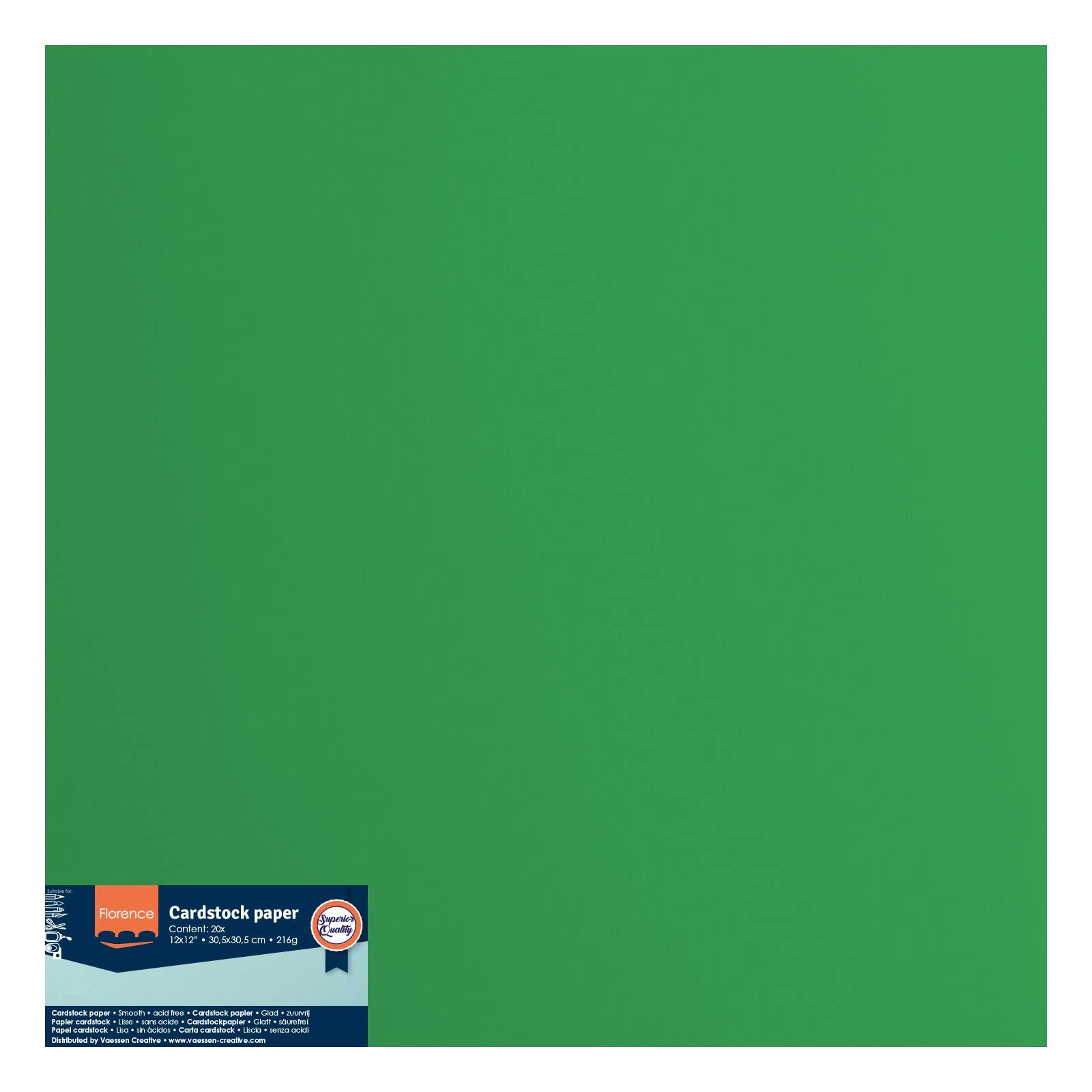 vaessen-florence-cardstock-gr-n-glatt-30-5x30-5cm-20-bogen image 6