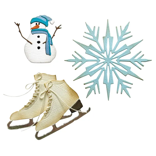 sizzix-thinlits-vault-winter-wishes-stanzschablone-10tlg image 1