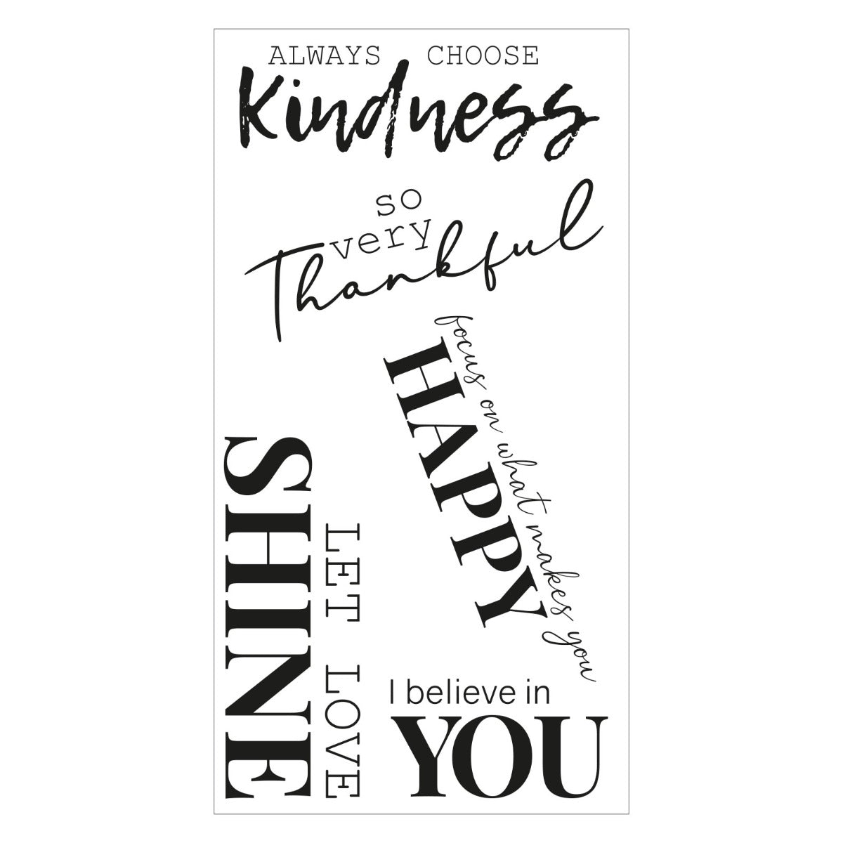 sizzix-clear-stamps-sunnyside-sentiments-10-stempel-5-tlg image 2