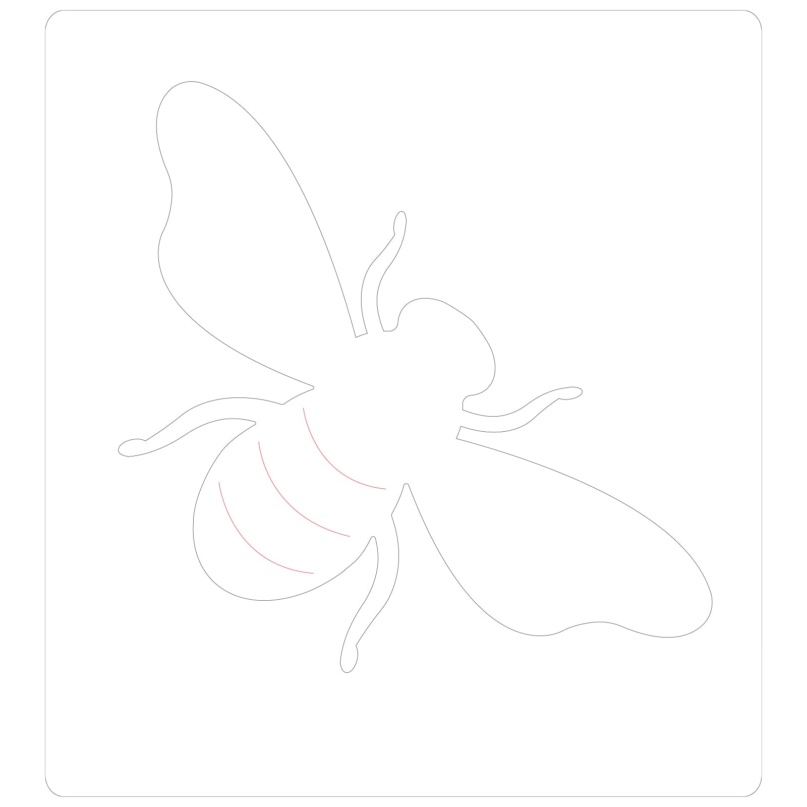 sizzix-bigz-stanzform-queen-bee-biene-stahlschablone image 2
