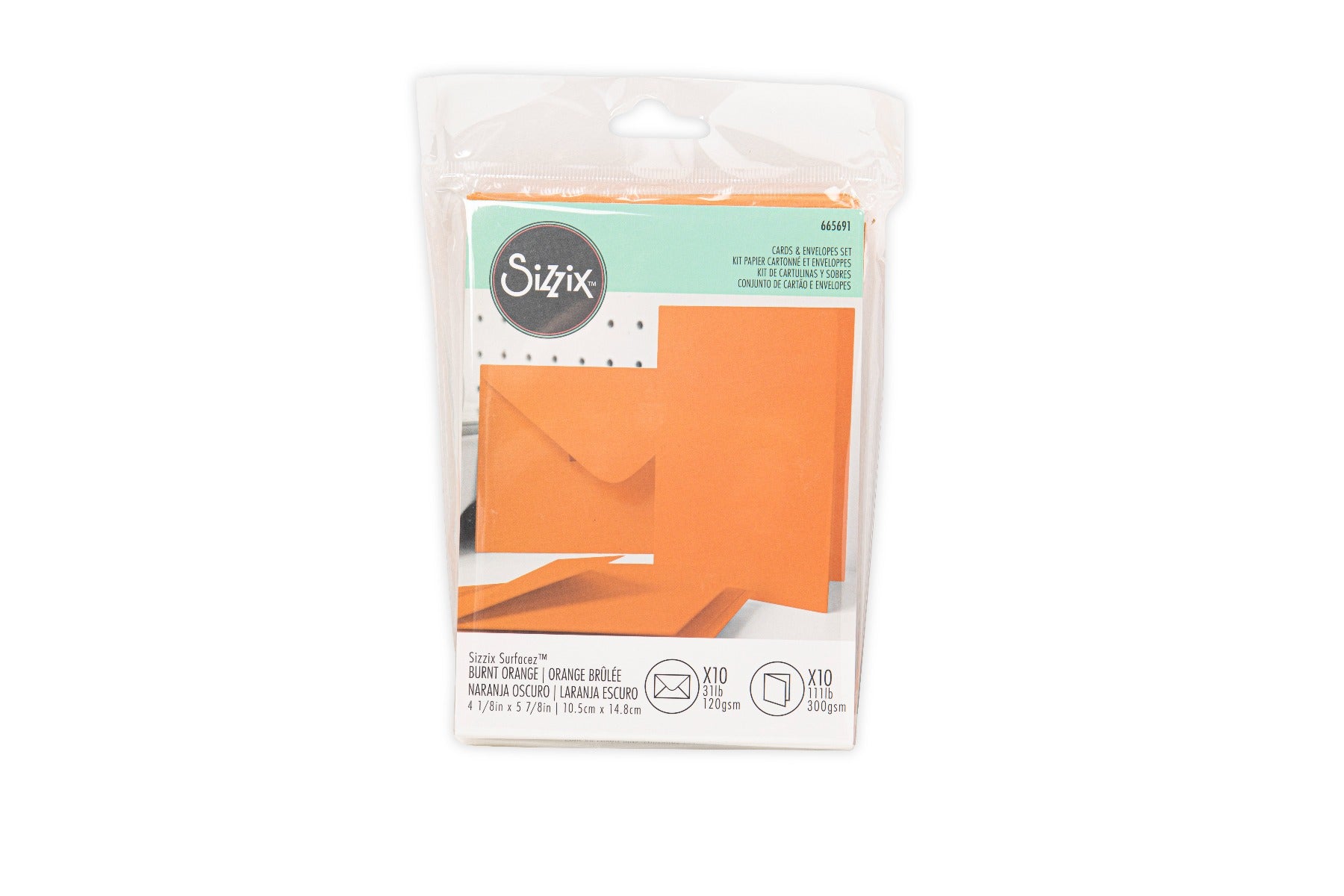 sizzix-surfacez-a6-karten-umschl-ge-burnt-orange-10er image 2