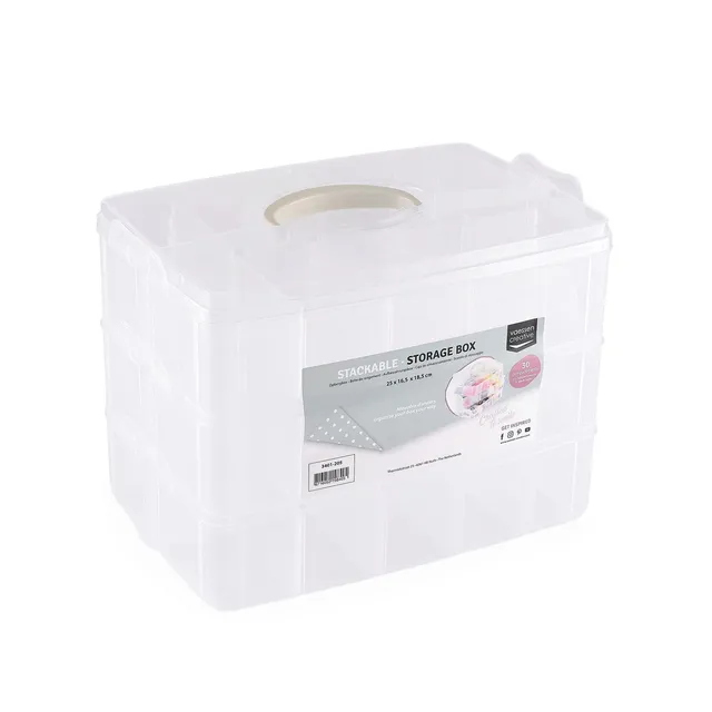 vaessen-florence-aufbewahrungsbox-transparent-30-f-cher-box image 1