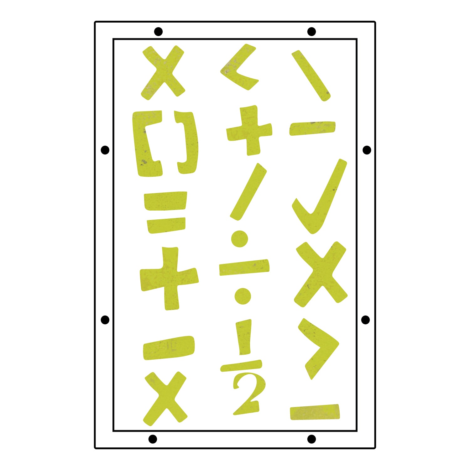 sizzix-studio-strength-in-numbers-stempel-11tlg-schablonen image 5