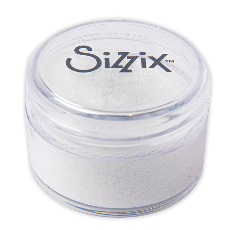 sizzix-effectz-fine-glitter-bastelglitzer-wei-12g-plastikfrei image 1