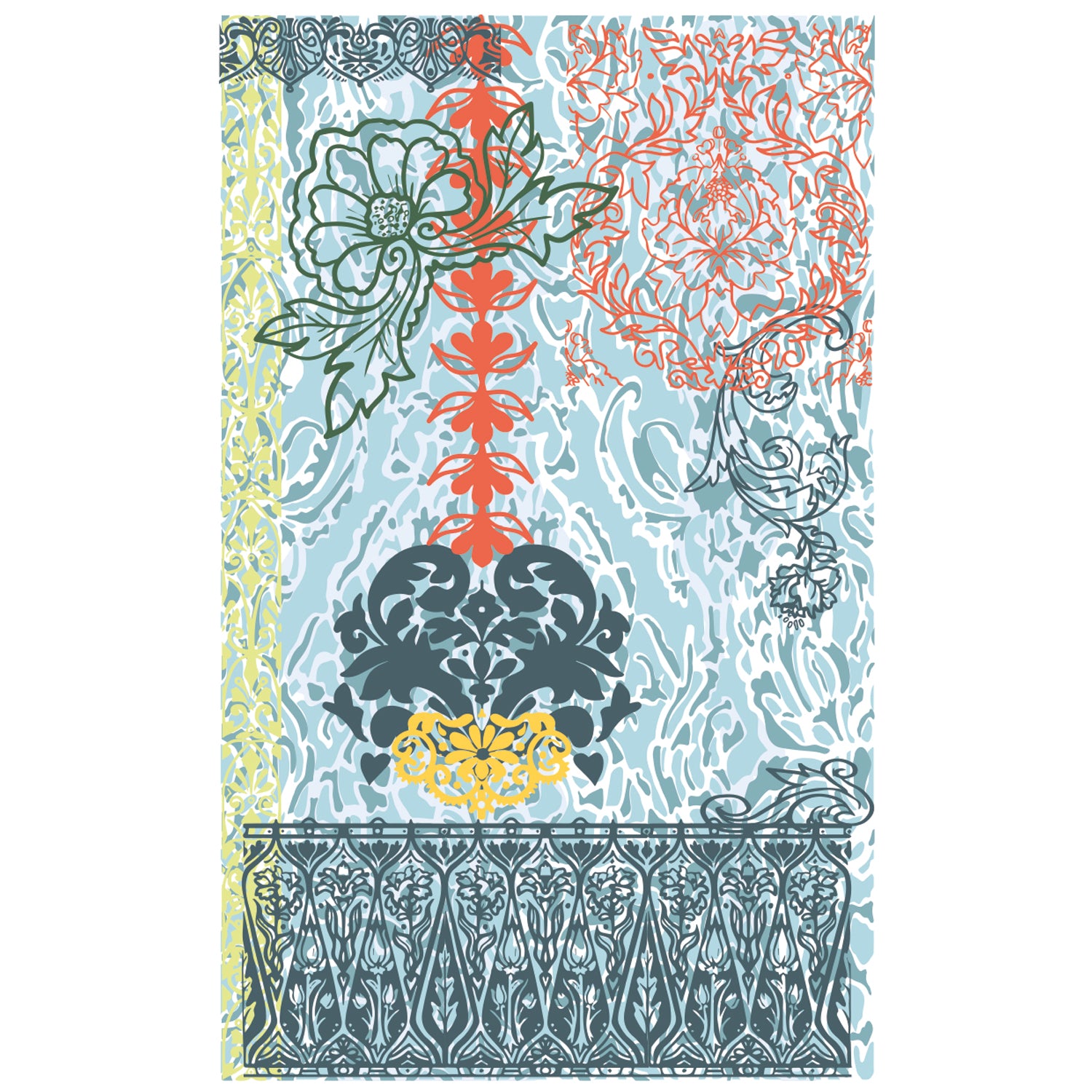 sizzix-studio-ornate-stempelset-schablonen-vic-hollins-17-teilig image 1
