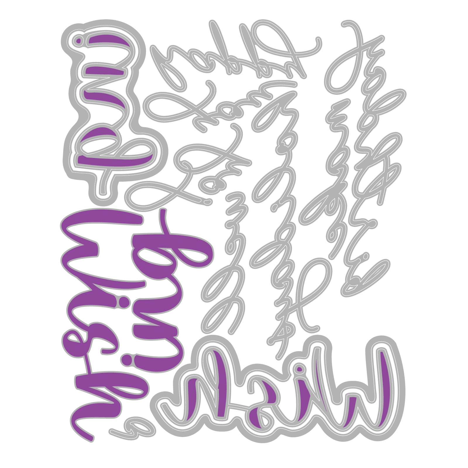 sizzix-thinlits-take-twos-wish-stanzformen-14er-schrift image 2