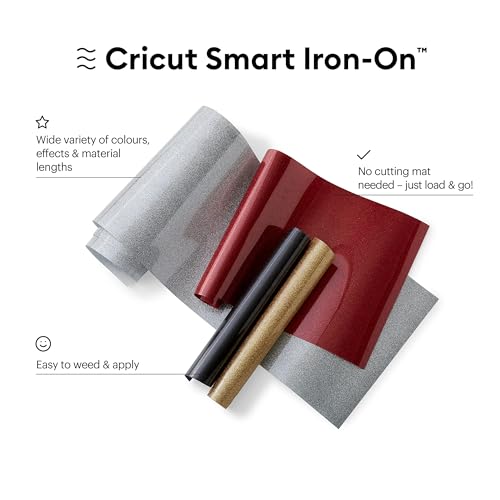 cricut-maker-smart-iron-on-glitterfolie-schwarz-33x91cm image 5