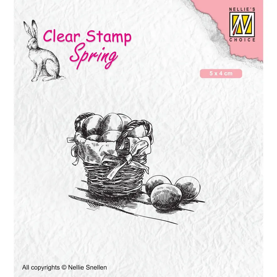 nellie-s-choice-clearstamp-fr-hling-ostereier-silikonstempel image 1