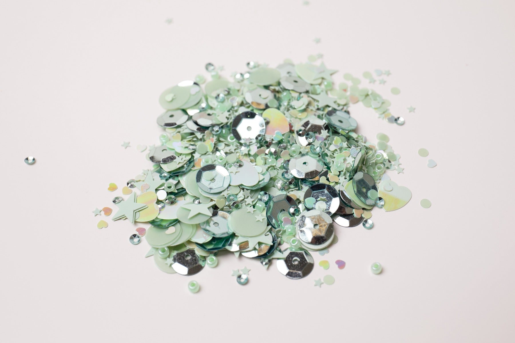 sizzix-effectz-sequins-beads-pailletten-green-tea-5er-set image 2