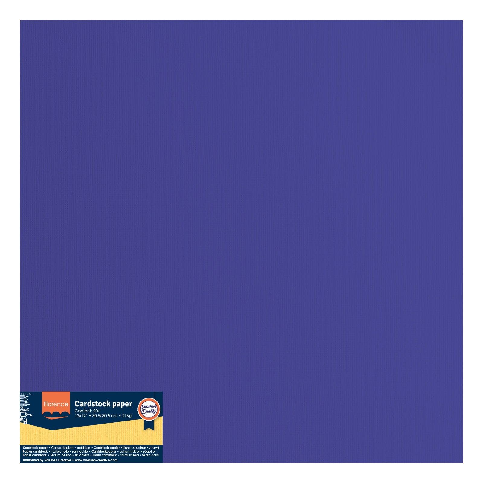 vaessen-florence-cardstock-tonkarton-blau-30-5x30-5cm-20-blatt image 6