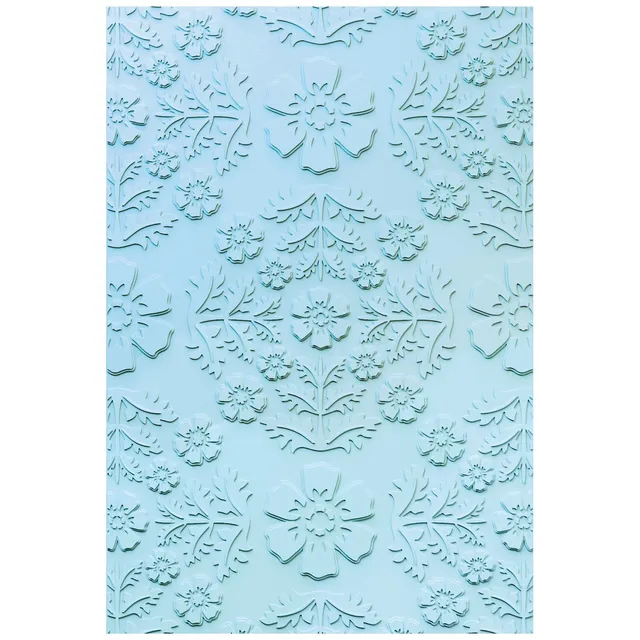 sizzix-multi-level-pr-gefolder-floral-damask-a5-blumen image 1