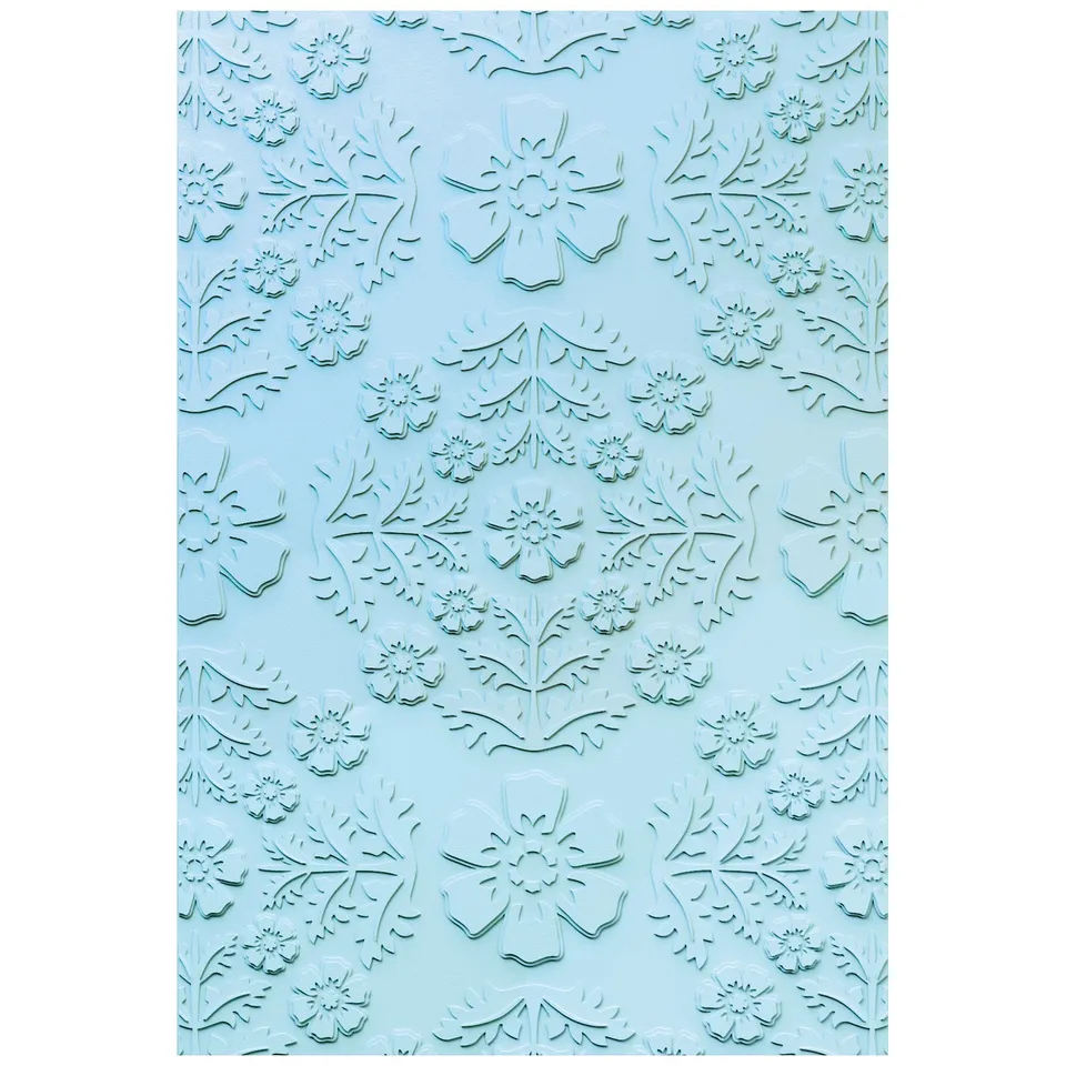 sizzix-multi-level-pr-gefolder-floral-damask-a5-blumen image 1
