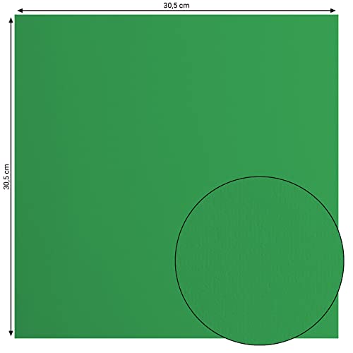 vaessen-florence-cardstock-gr-n-glatt-30-5x30-5cm-20-bogen image 8
