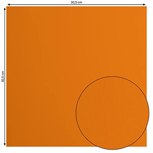 vaessen-creative-florence-cardstock-tonkarton-orange-30-5x30-5-20er image 8