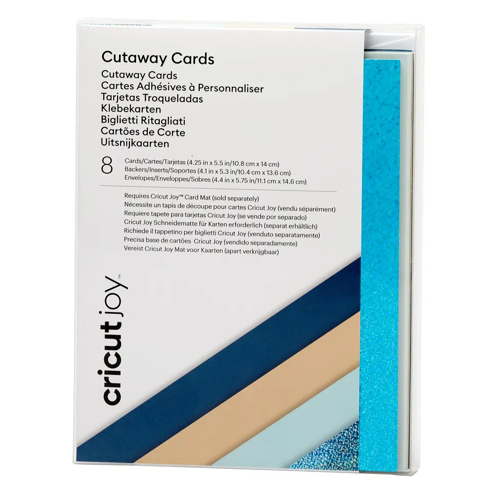 cricut-joy-cutaway-karten-marina-blau-8er-pack-10-8x14-cm image 1