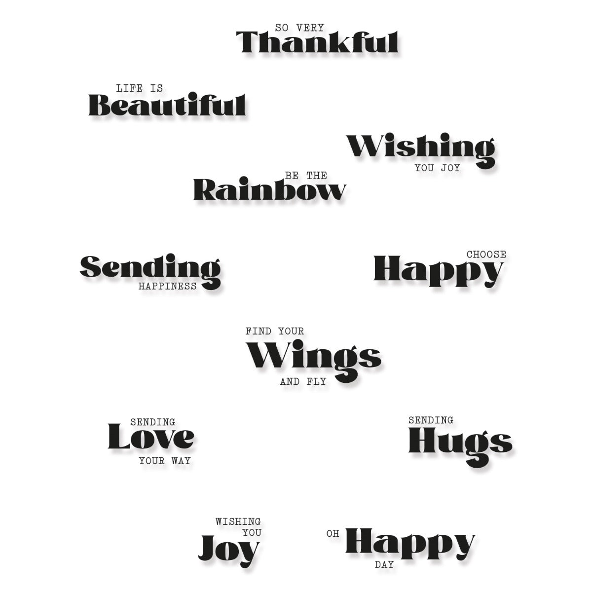 sizzix-clear-stamps-good-vibes-4-stempelset-12tlg-spr-che image 1