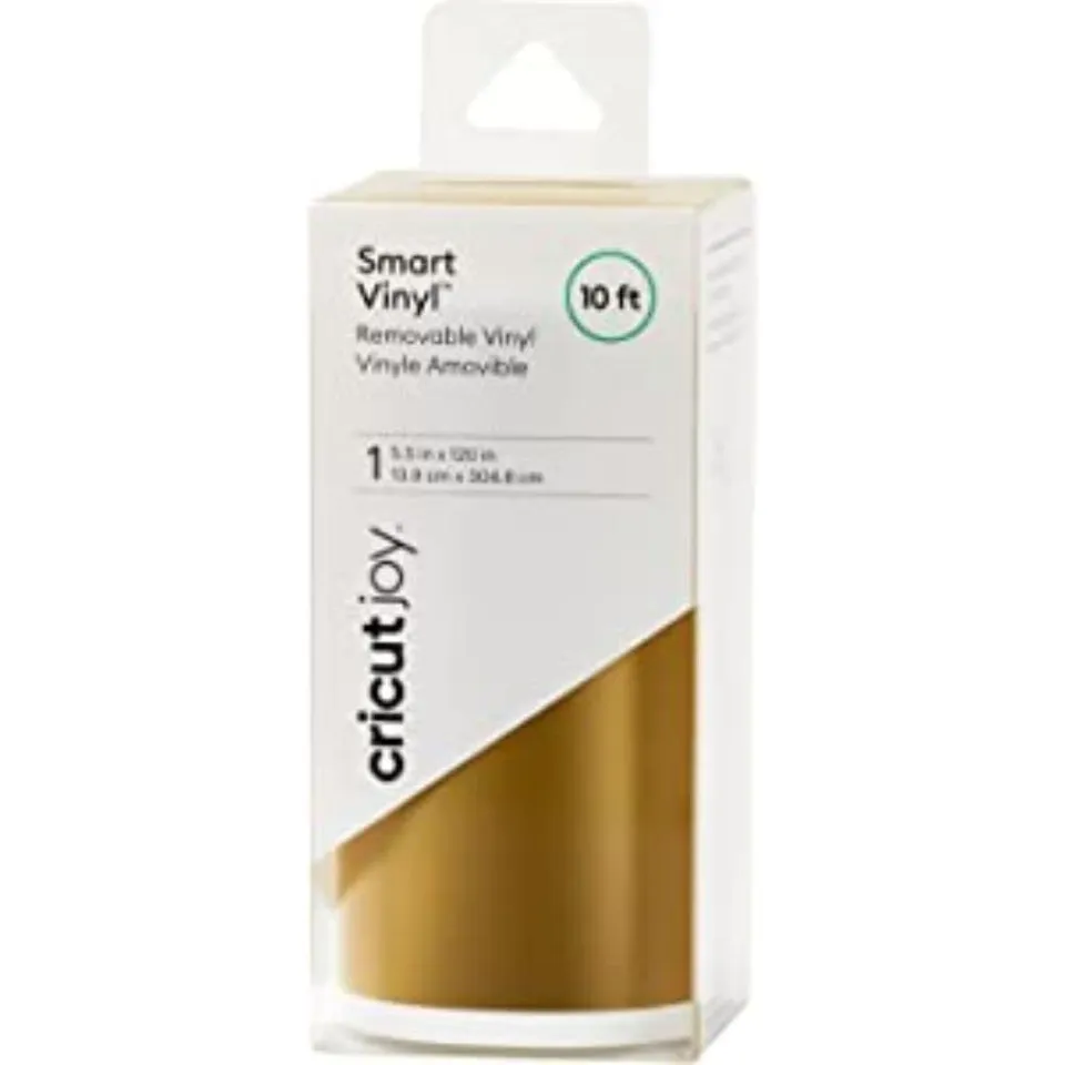 cricut-joy-smart-vinyl-klebefolie-gold-3-m-abnehmbar image 1
