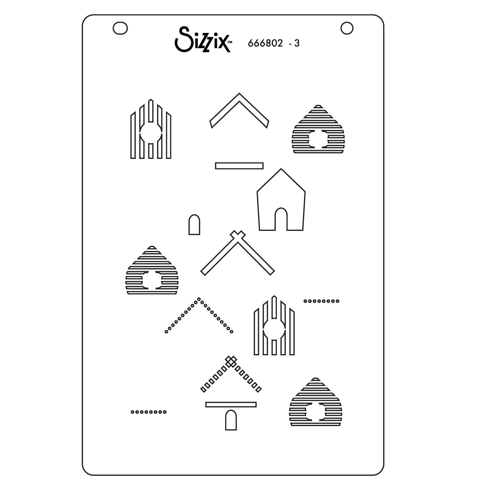 sizzix-layered-stencils-good-place-to-land-a6-4er-set image 7