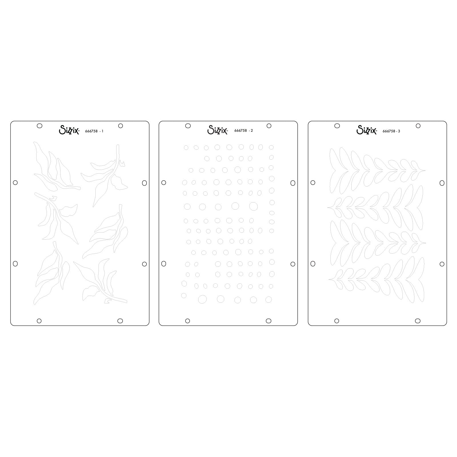 sizzix-studio-the-visiter-stempel-6er-schablonen-3er-cat-kerr image 6