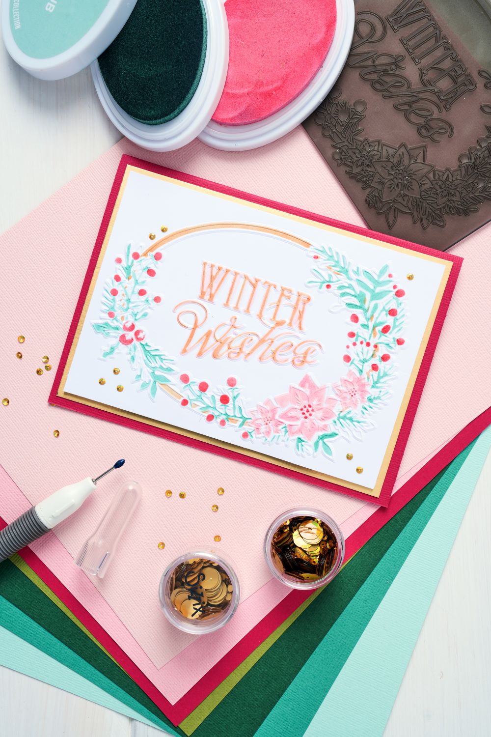 sizzix-layered-stencils-winter-wishes-3-schablone-a6-4er image 7