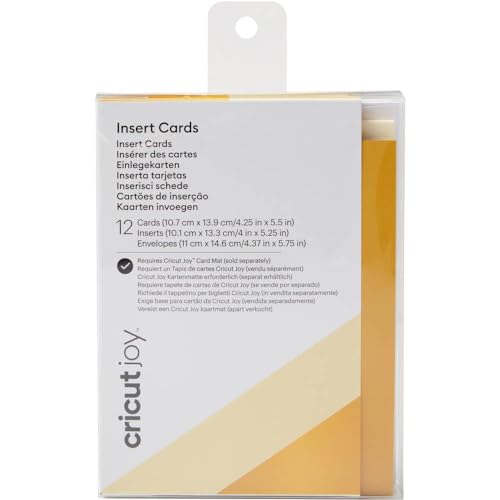 cricut-joy-einlegekarten-creme-gunmetal-a2-12-karten image 2