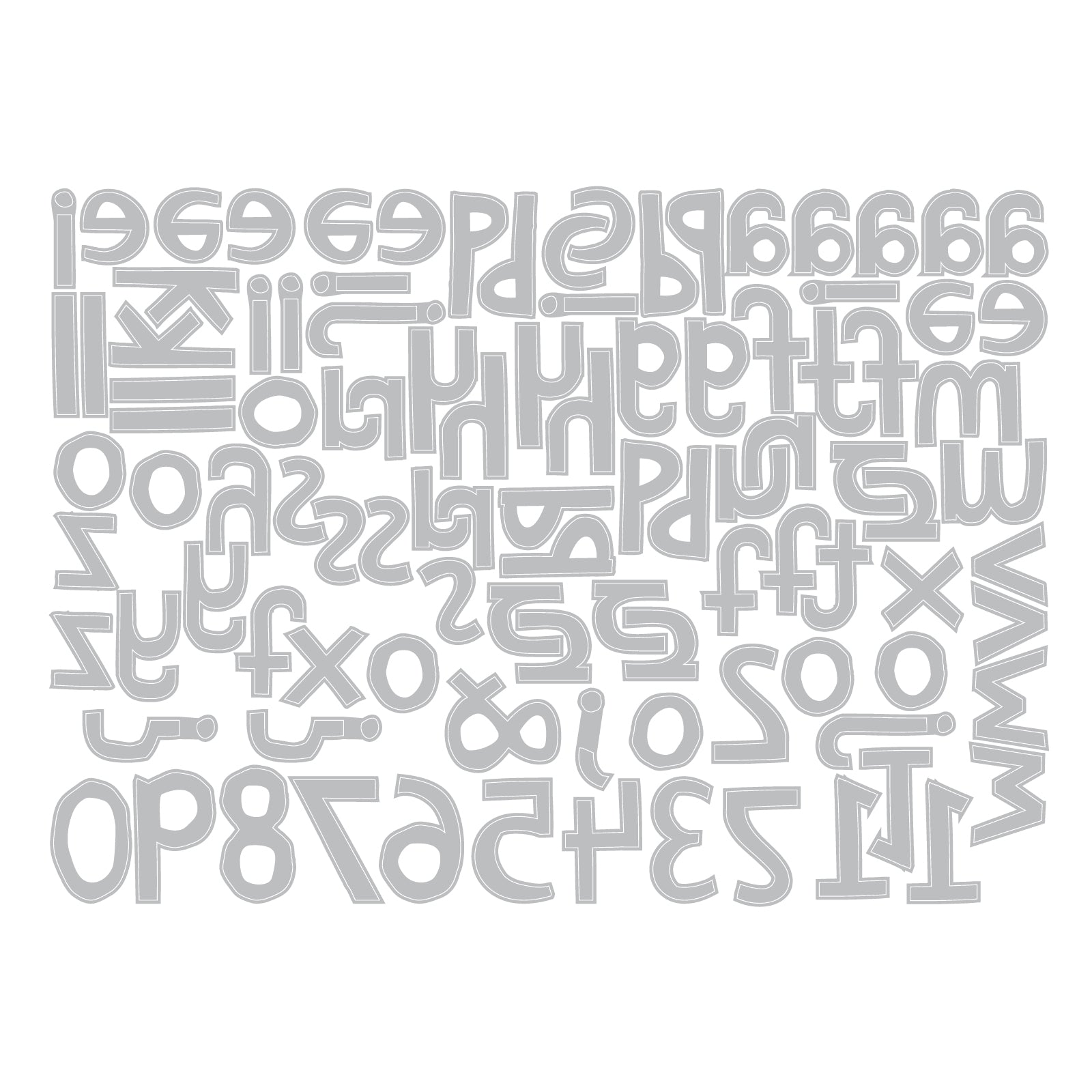 sizzix-thinlits-alphanumeric-cutout-lower-stanzset-102tlg image 2