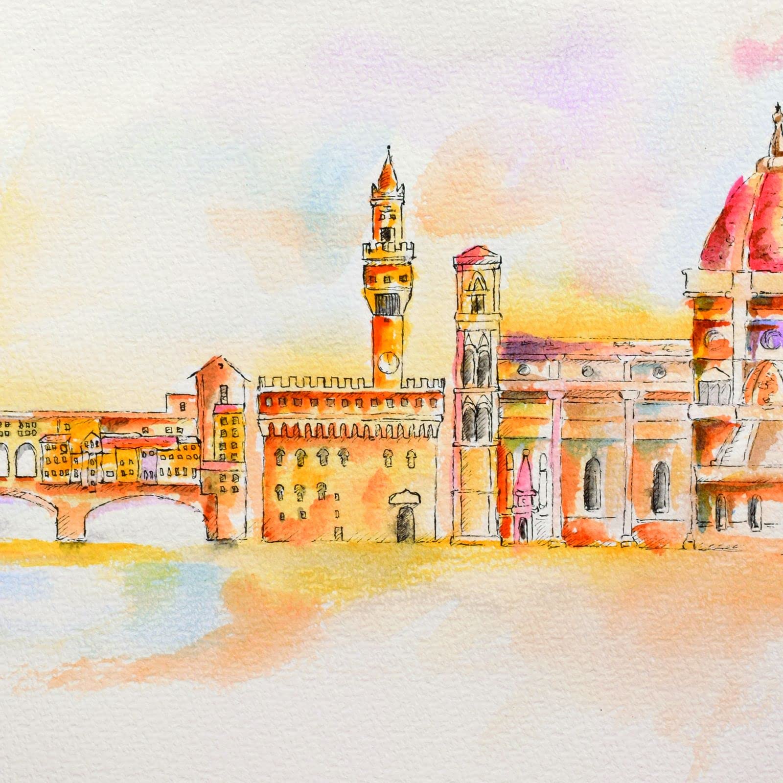 vaessen-florence-aquarellpapier-a5-beige-300-g-24-blatt image 8