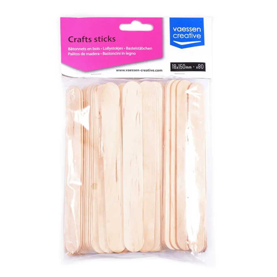 vaessen-creative-florence-eisstiele-holz-80-st-ck-15-cm image 1