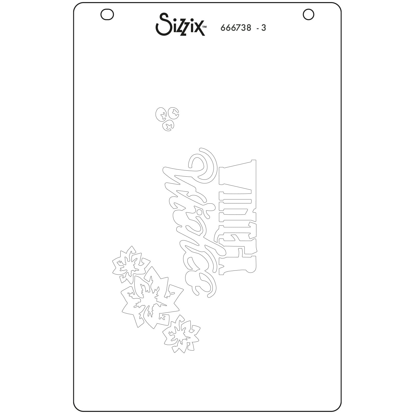 sizzix-layered-stencils-winter-wishes-3-schablone-a6-4er image 3