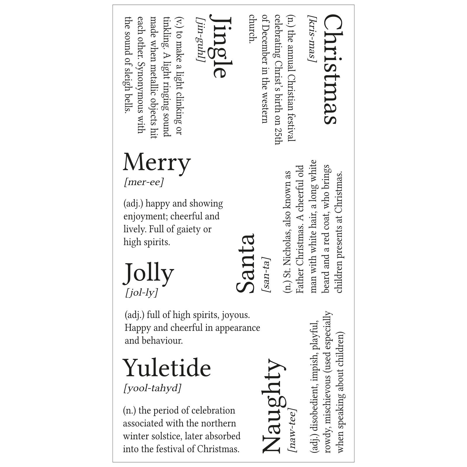 sizzix-clear-stamps-festive-dictionary-stempel-7er-weihnachten image 2