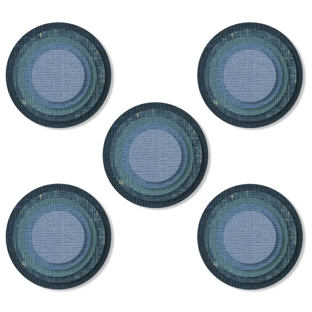 sizzix-thinlits-stacked-tiles-circles-stanzform-25-tlg-kreise image 1