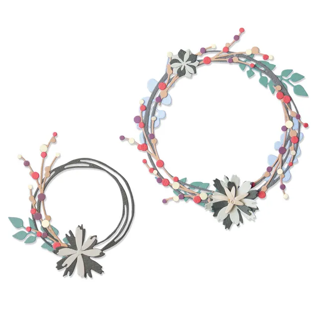 sizzix-thinlits-winter-garland-stanzschablonen-11-teilig-girlande image 1